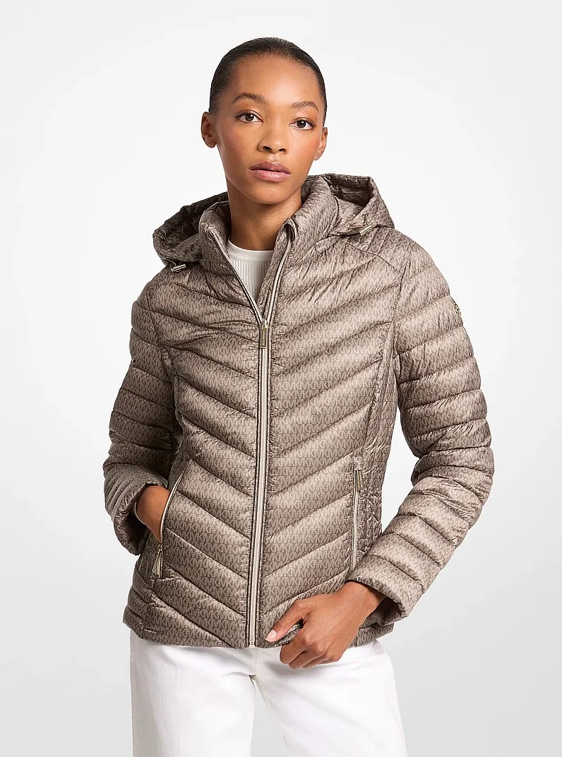 Chevron Quilted Jacket - 1