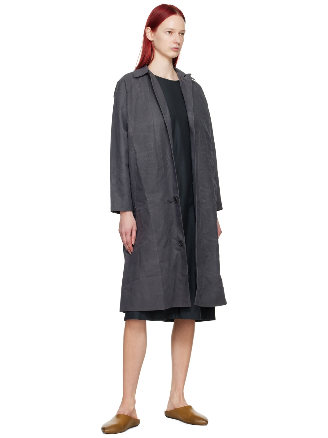 Black 'The Baker' Midi Dress - 4