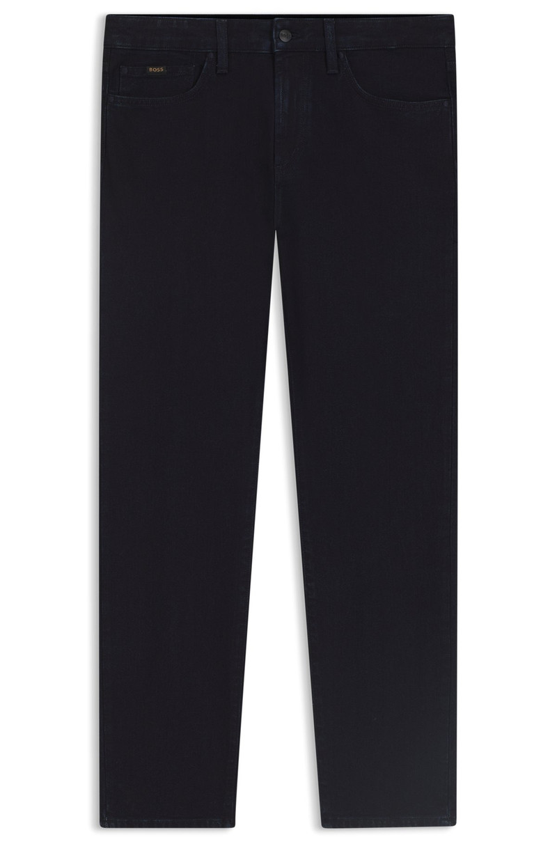 SLIM-FIT JEANS IN BLUE STRETCH DENIM WITH CASHMERE 1