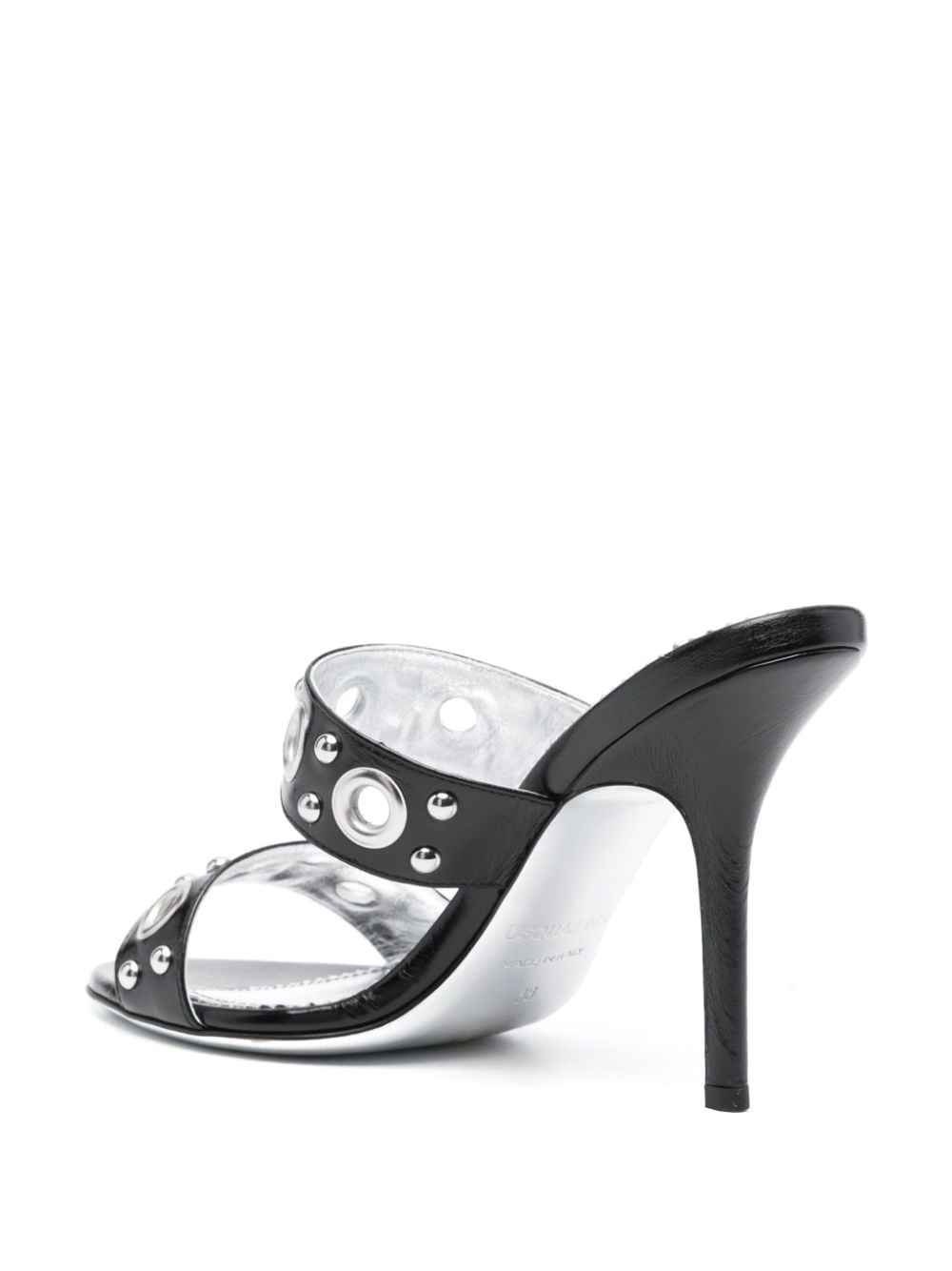 Gothic 100mm leather sandals - 3
