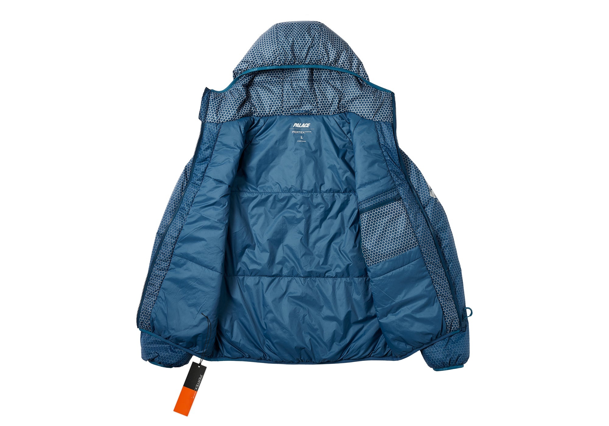 HEXAGON PERTEX QUILTED JACKET BLUE - 2