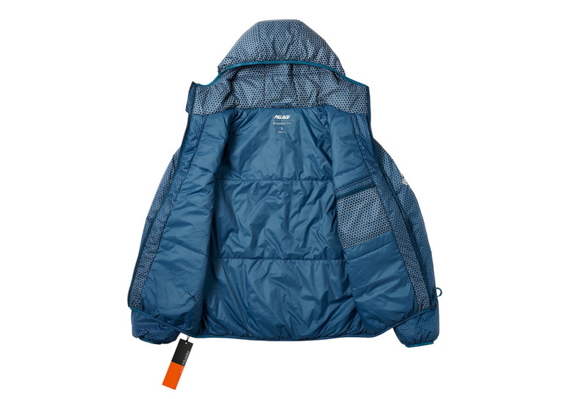 PALACE HEXAGON PERTEX QUILTED JACKET BLUE outlook