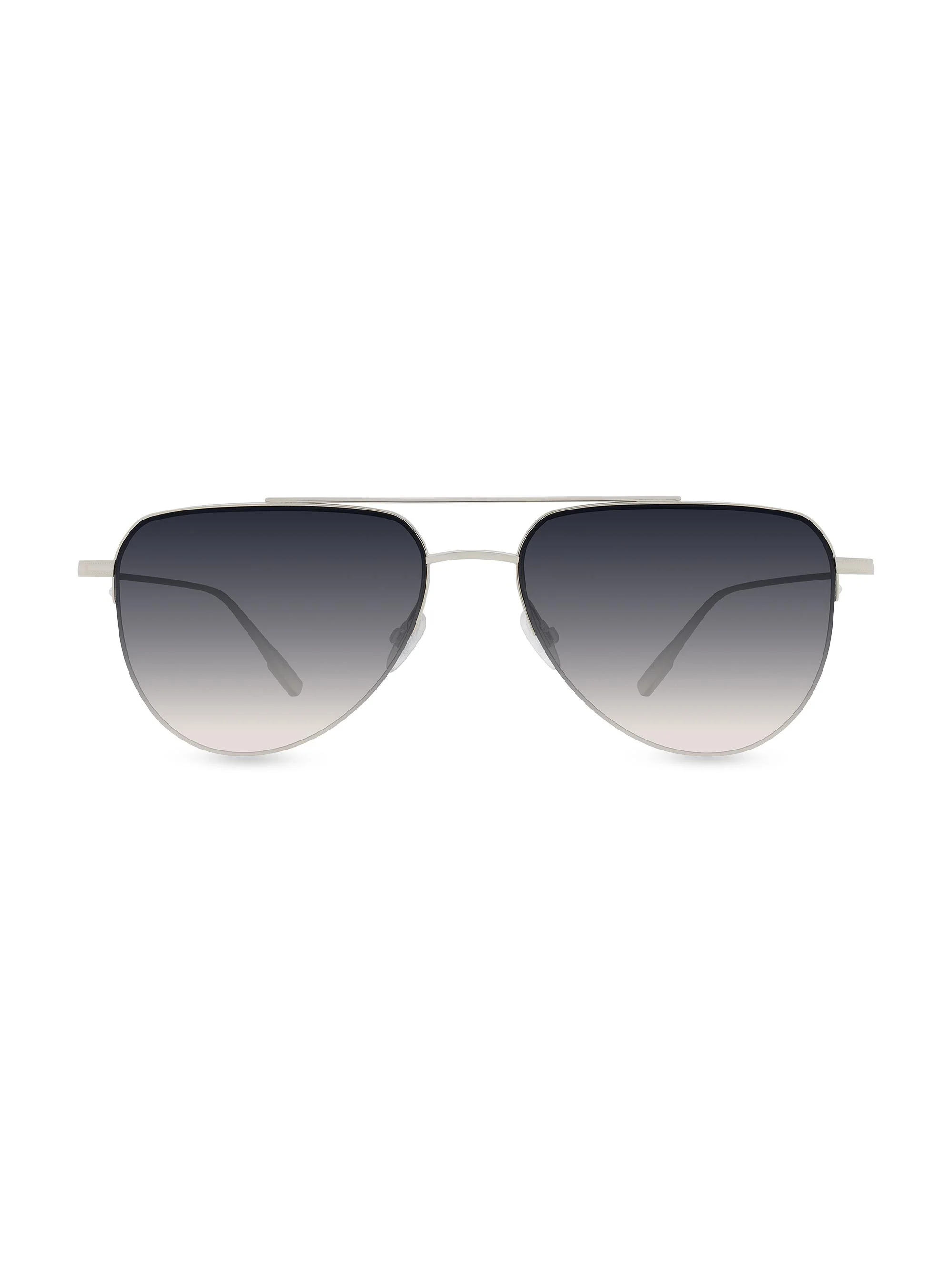 Women's McNair 55MM Aviator Sunglasses - Platinum Basalt - 1