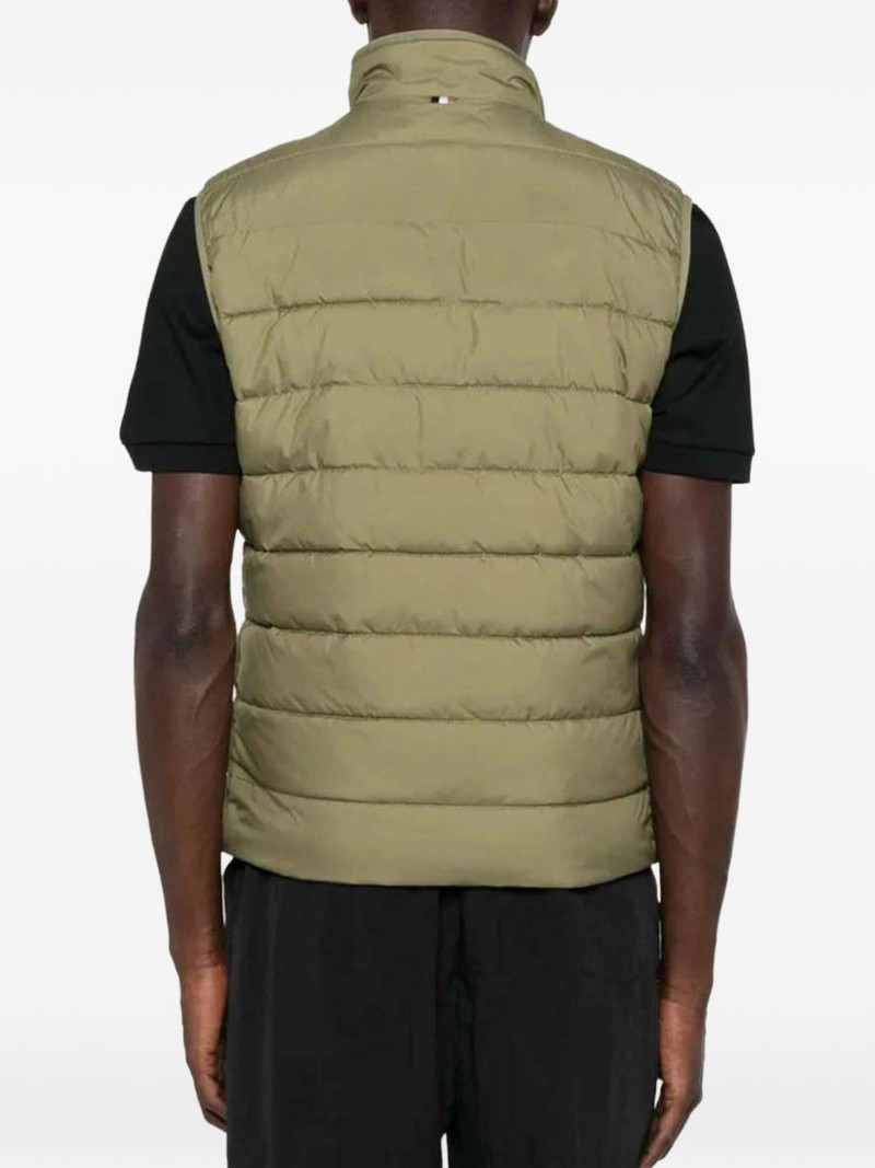 logo padded gilet 3