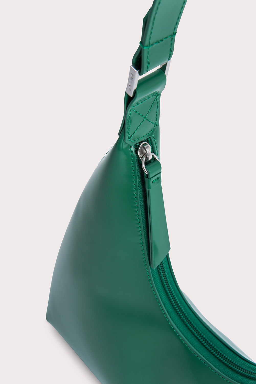 Amber Clover Green Semi Patent Leather - 5