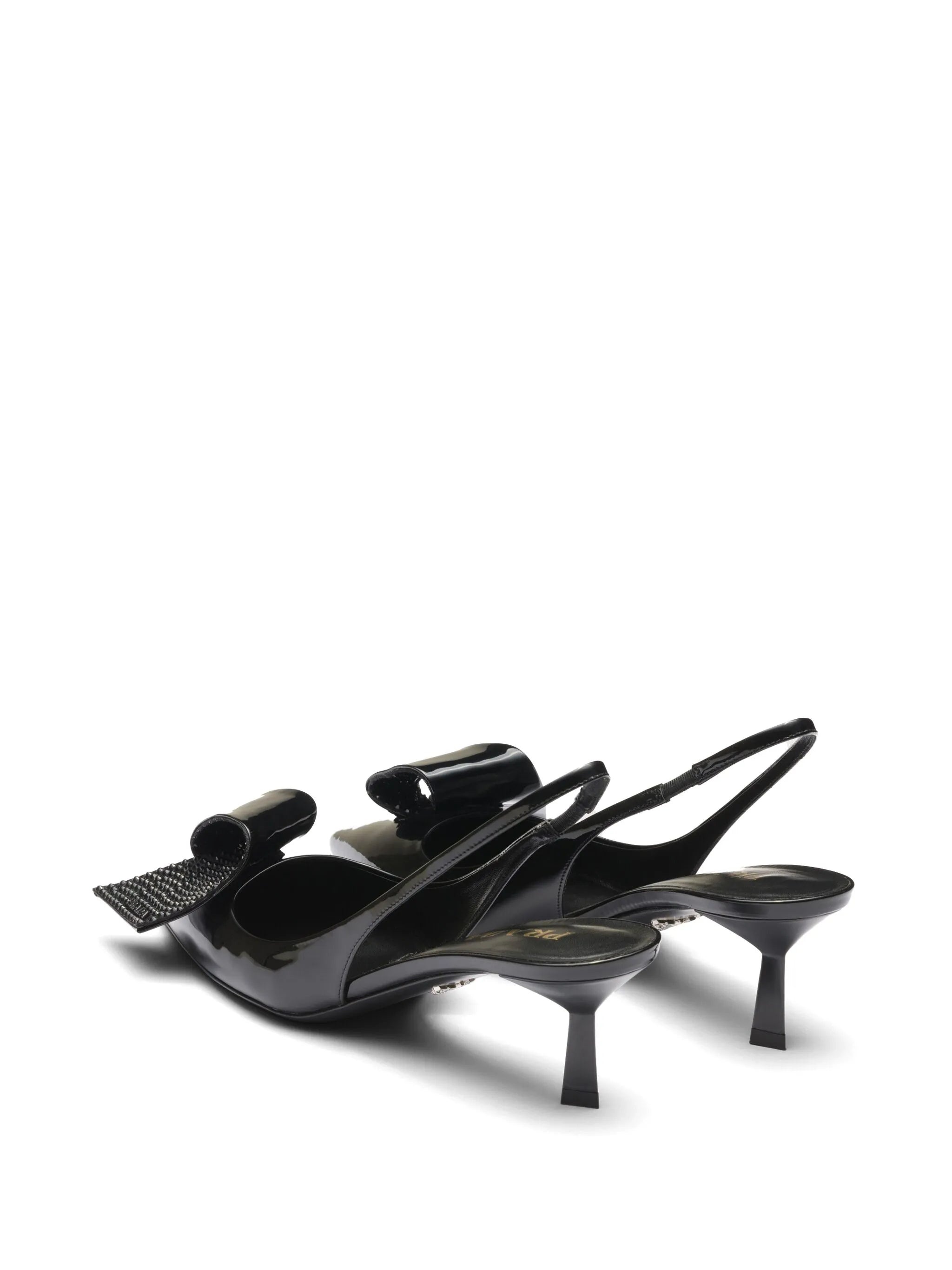 55mm Crystal-embellished Slingback Pumps - 4