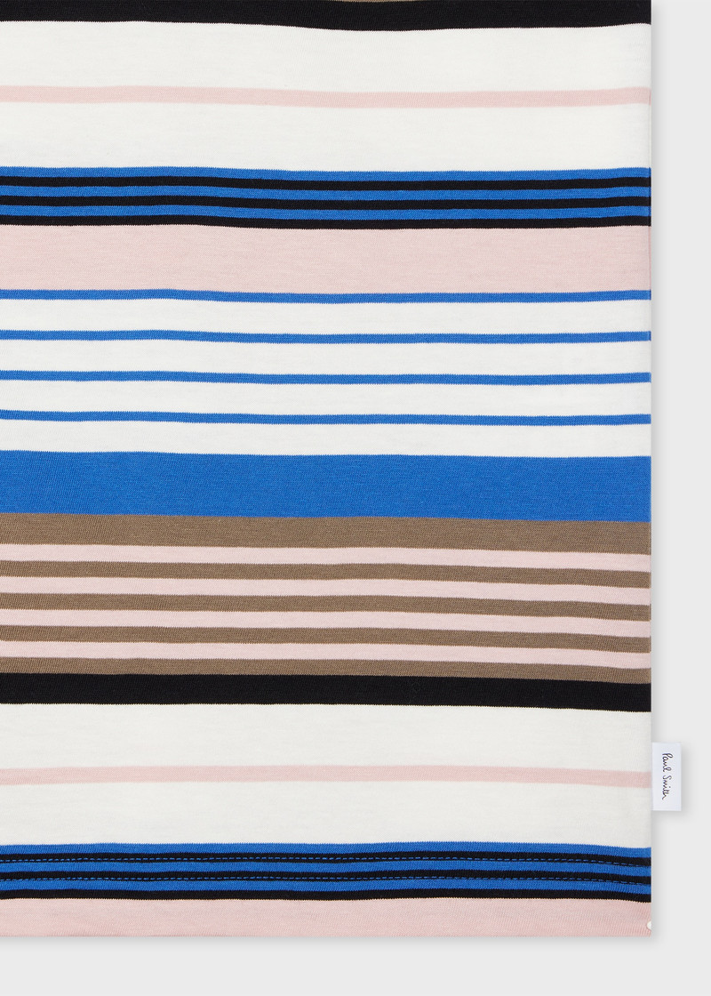 Paul Smith Blue And Pink Stripe T-Shirt outlook