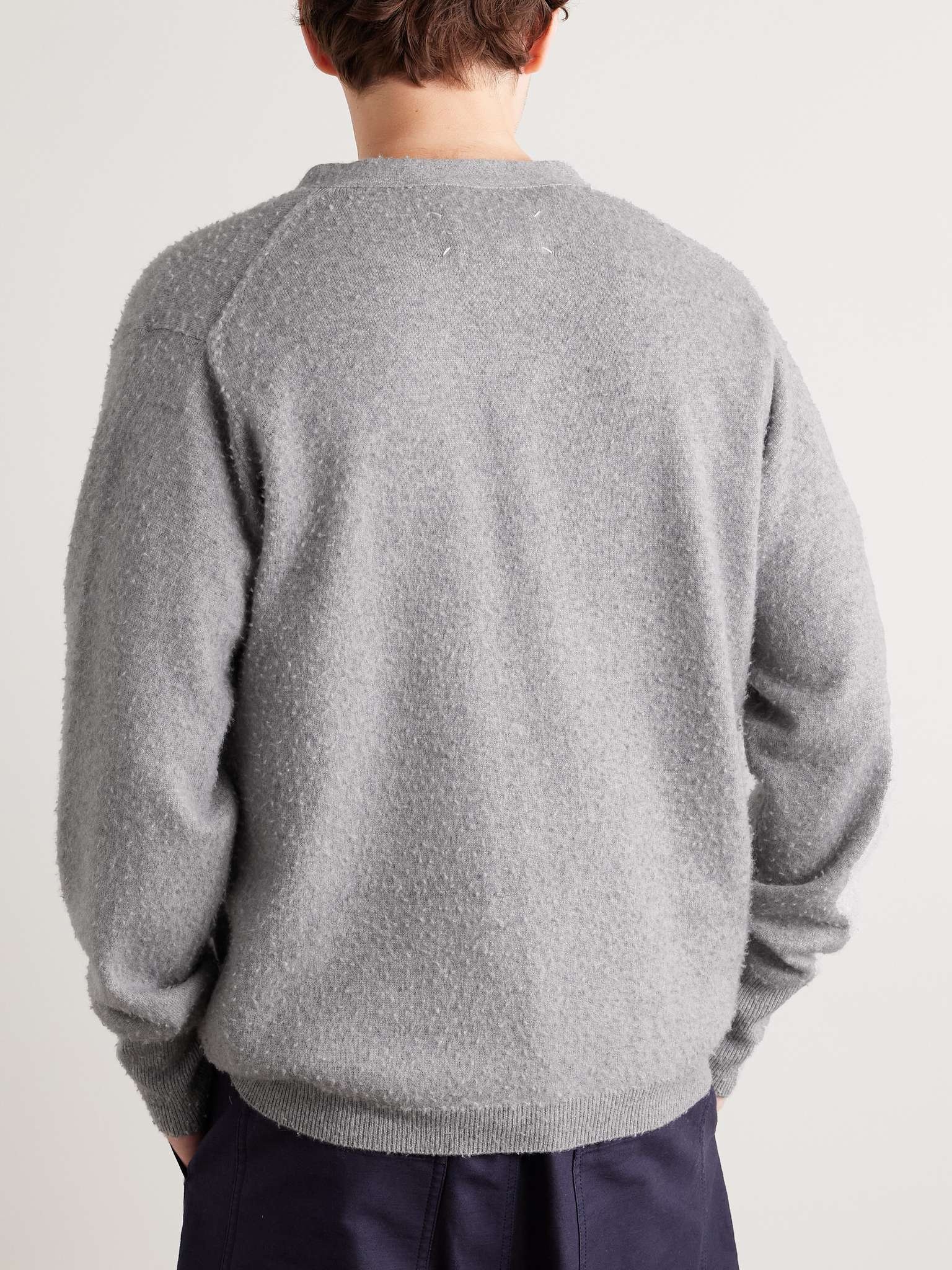 Brushed-Cashmere and Cotton-Blend Cardigan - 4