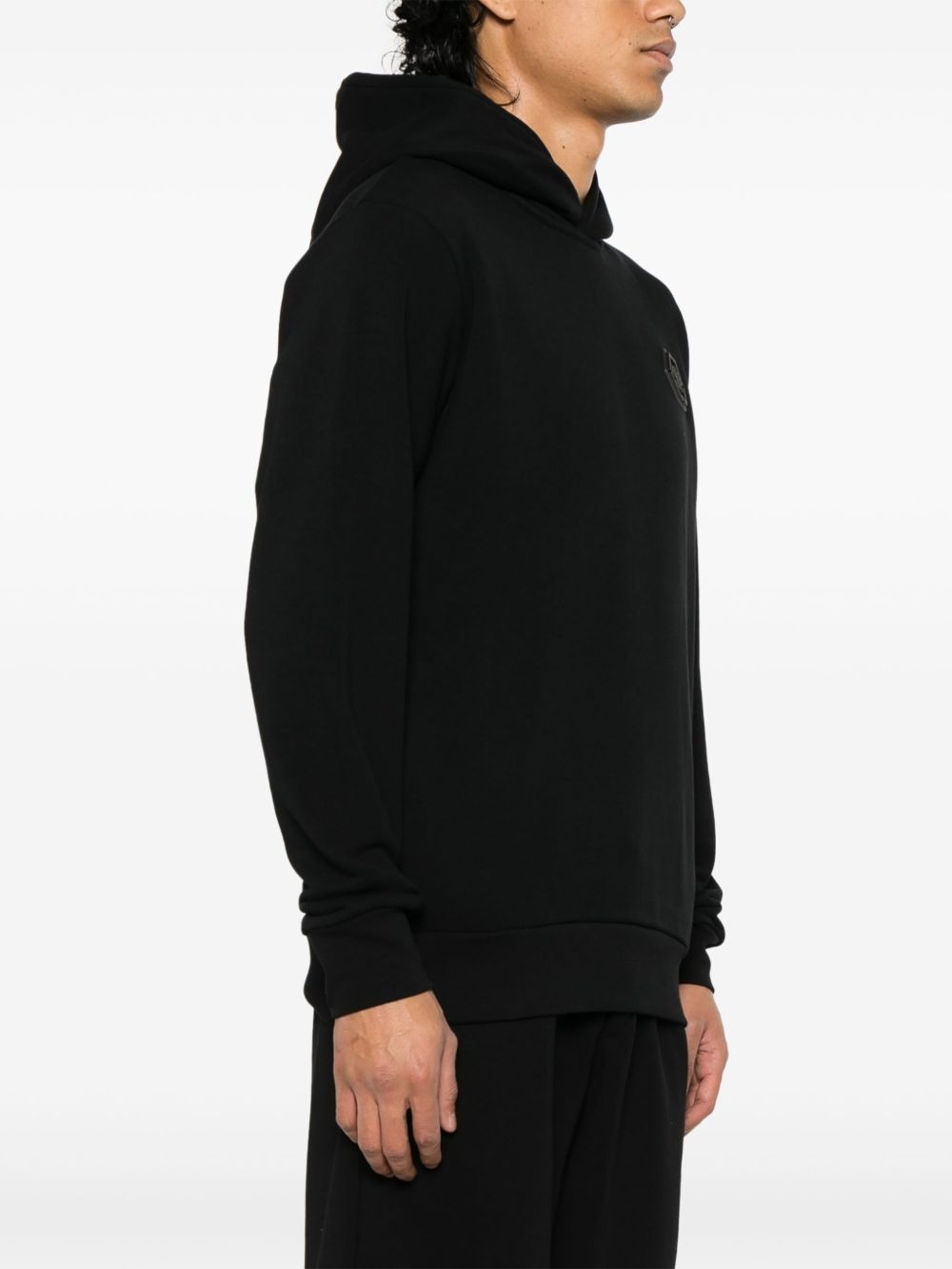 logo-print hoodie - 3