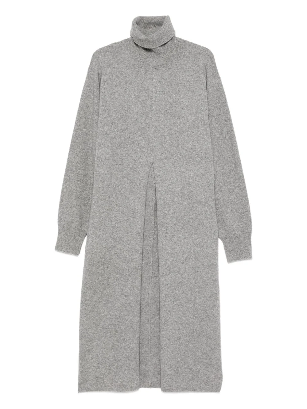 roll-neck wool dress - 1