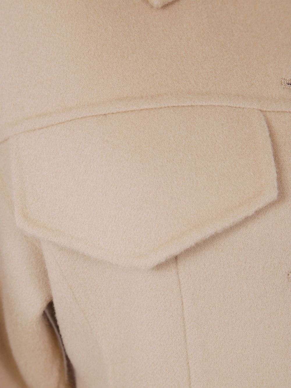 button-fastening flap-pocket jacket - 3