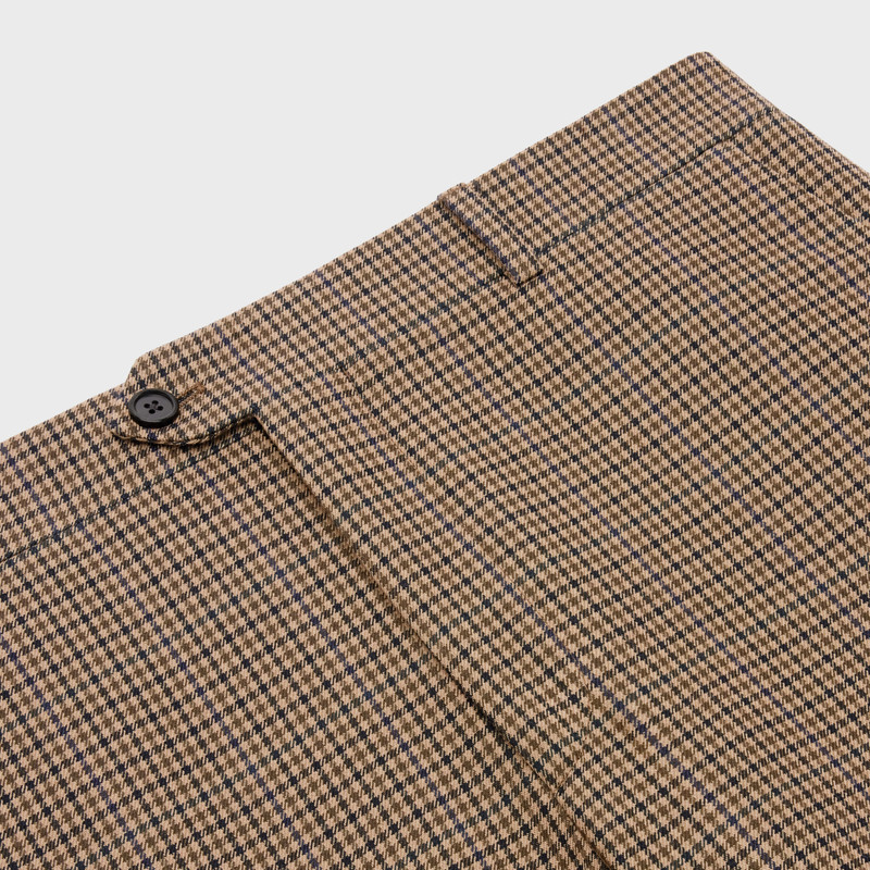 BOOTCUT PANTS IN CHECKED WOOL 3