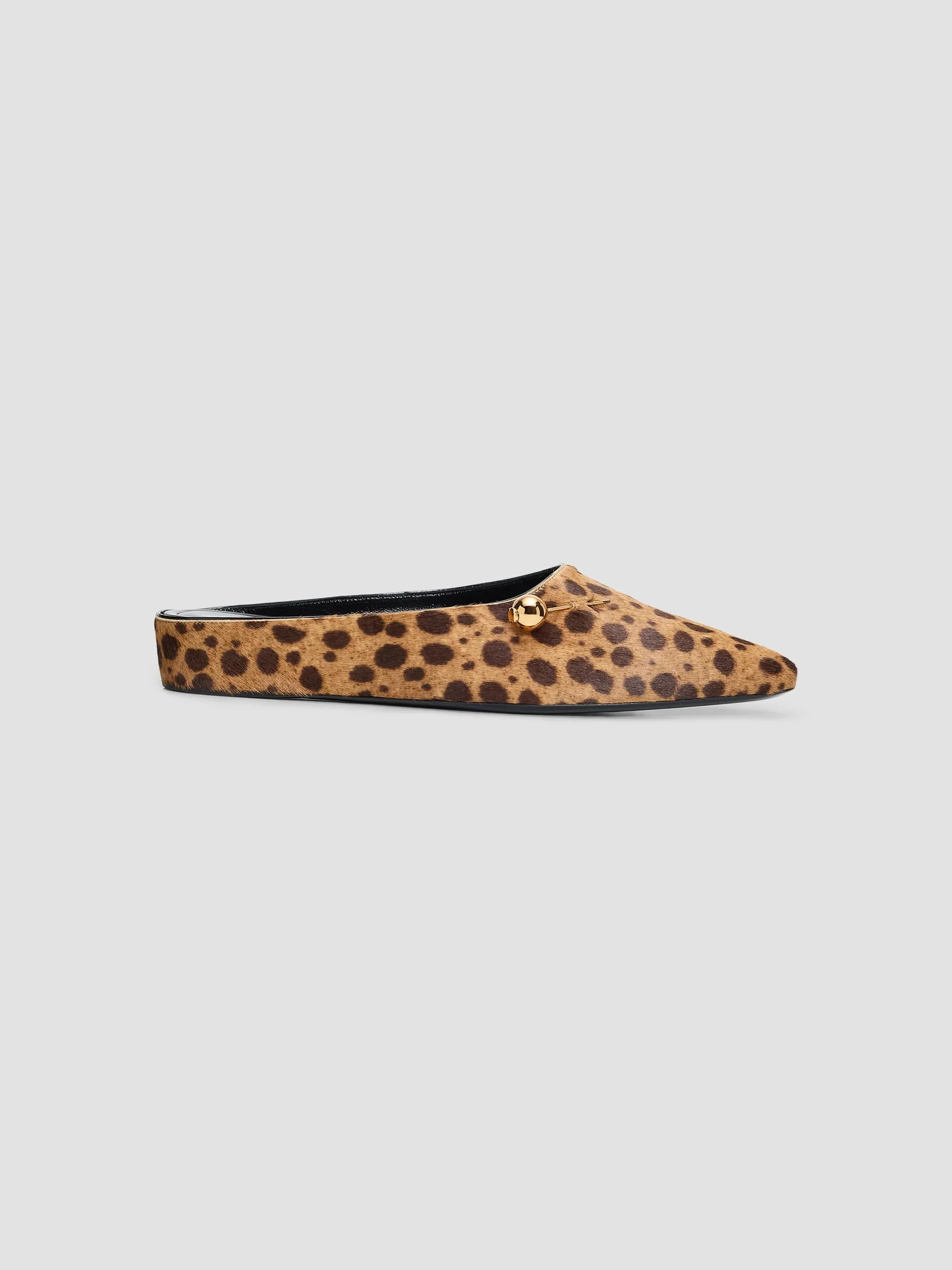 Women's Sleep On It Calf Hair Cheetah Mules - Pony Wildest Dream - 1