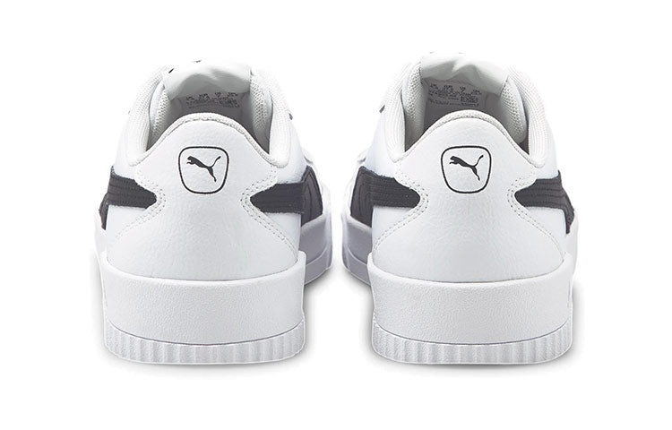 (WMNS) PUMA Carina Crew 'White Black' 374903-05 - 4