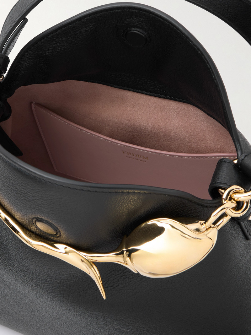 Bloom Large Embellished Textured-leather Shoulder Bag 5