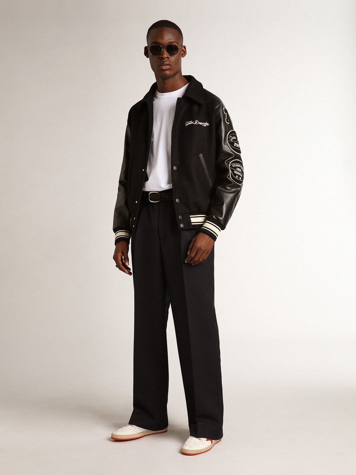 ブルゾン Golden Goose Wool Blend Herringbone Bomber Jacket Golden Goose Wool blend herringbone bomber jacket | TheDoubleF