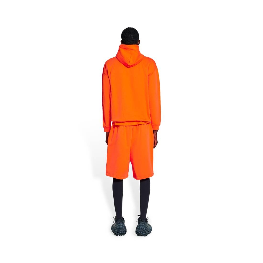 Men's Bb Corp Sweat Shorts in Orange - 4