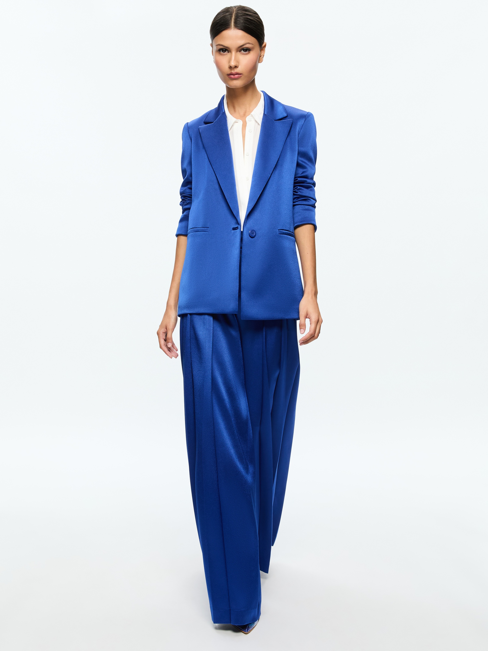 DENNY CUFFED SLEEVE BLAZER - 3