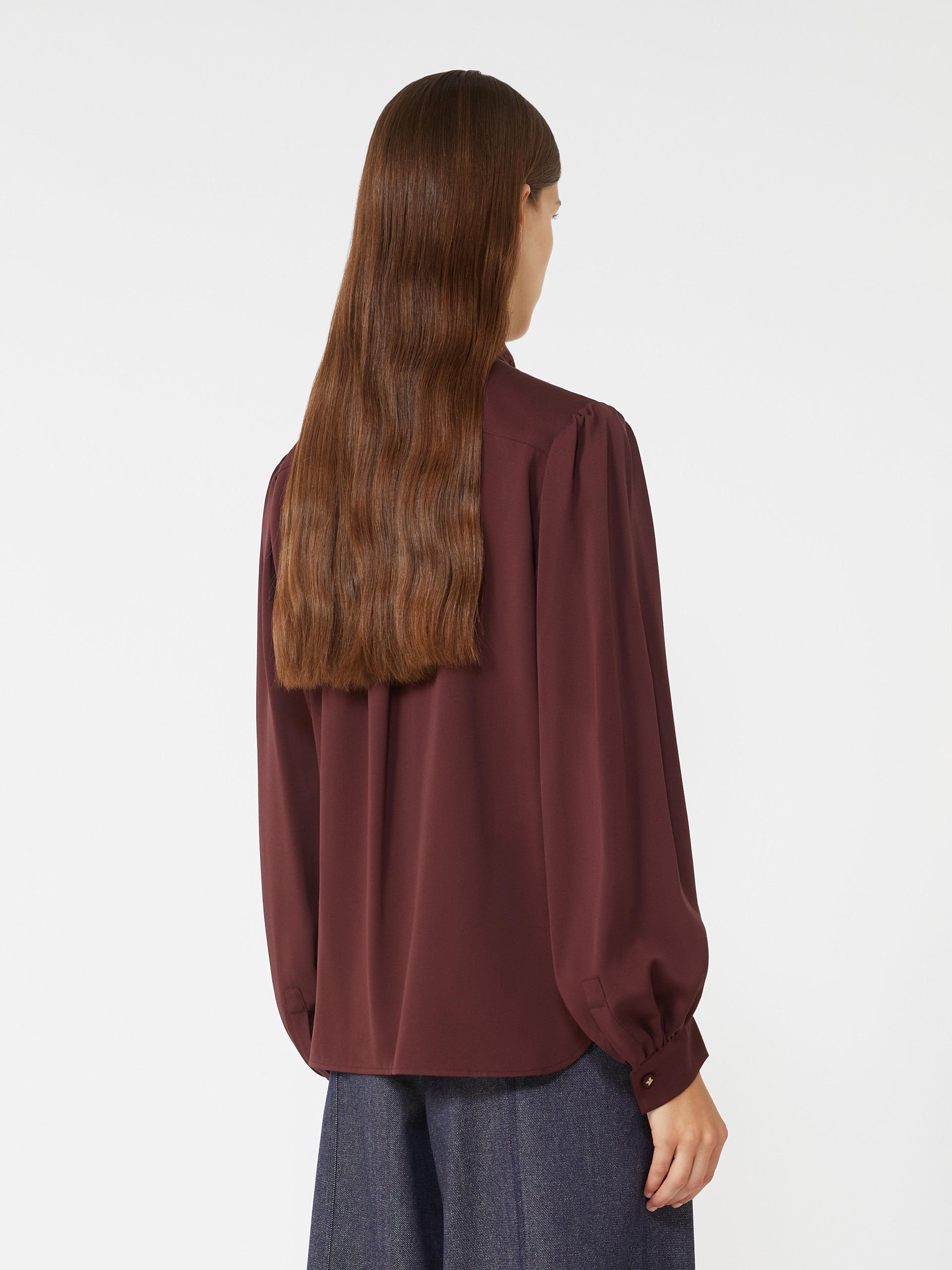MELANIA Silk charmeuse shirt - 4