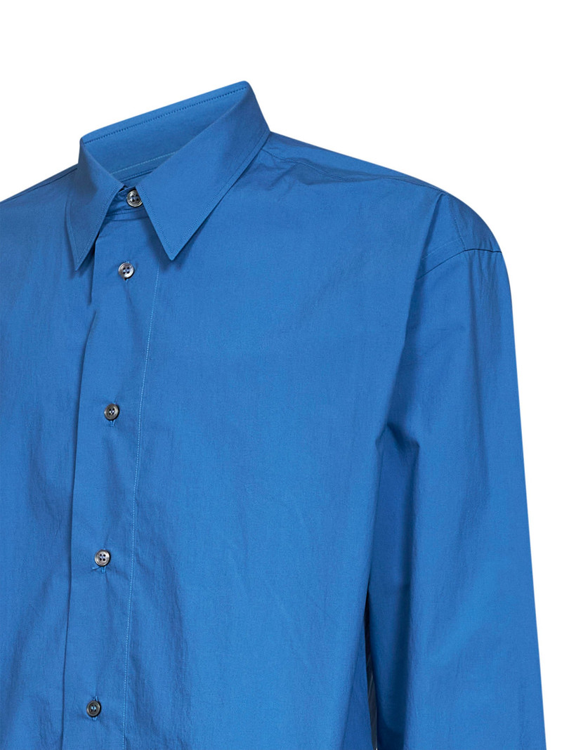 Uniform blue paper-effect poplin Hals shirt 3