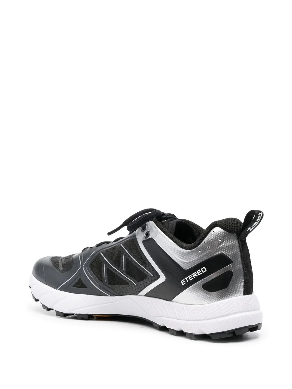 panelled low-top sneakers - 3