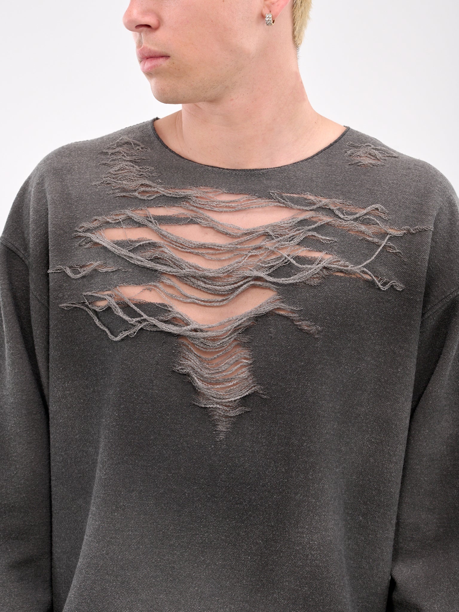 Distressed & Faded Crewneck - 5