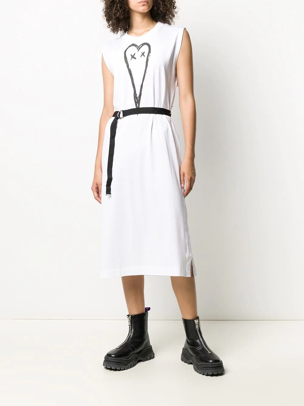 sleeveless T-shirt dress - 3