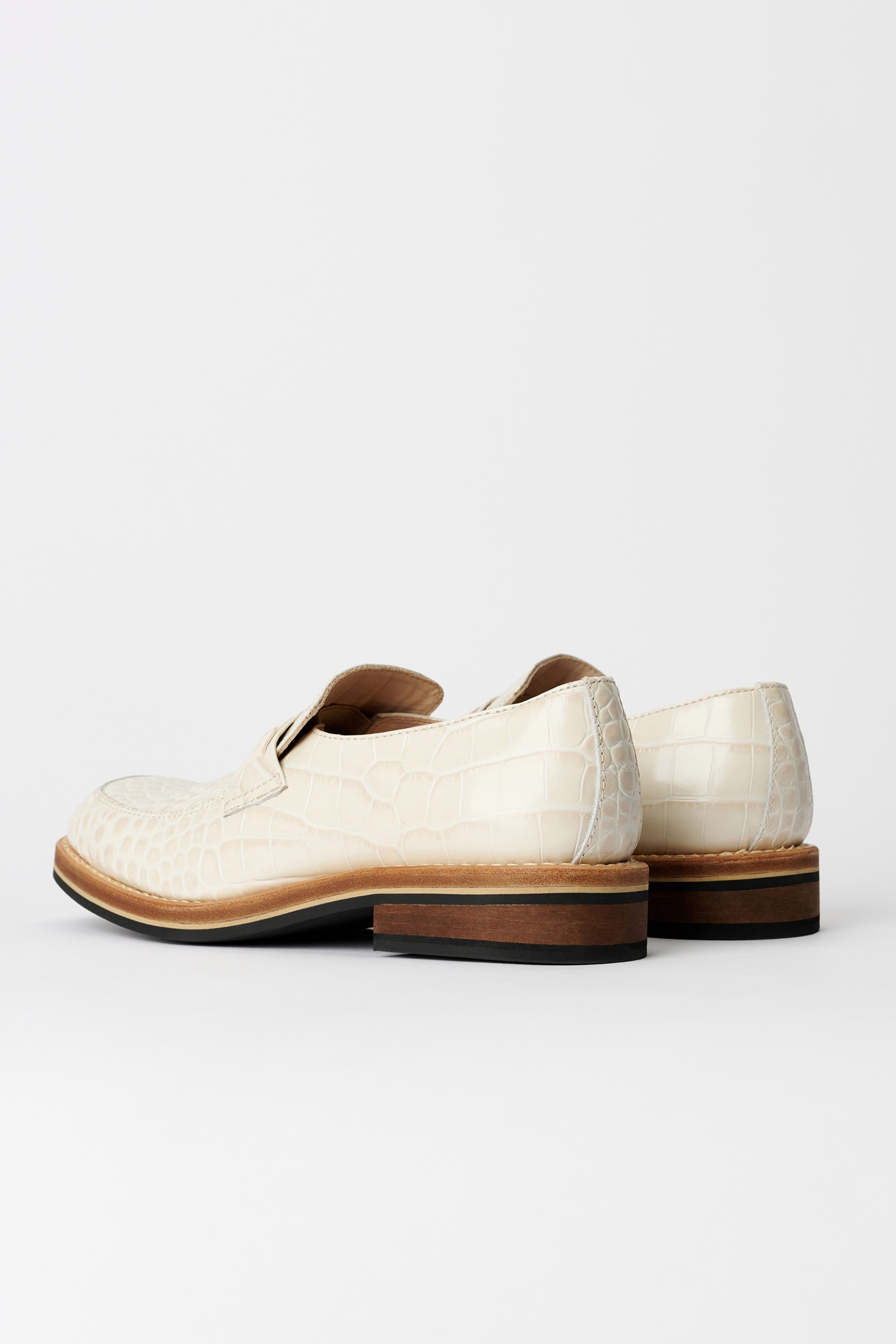 Nakano Shoe Vanilla Croc Bull Hide - 5