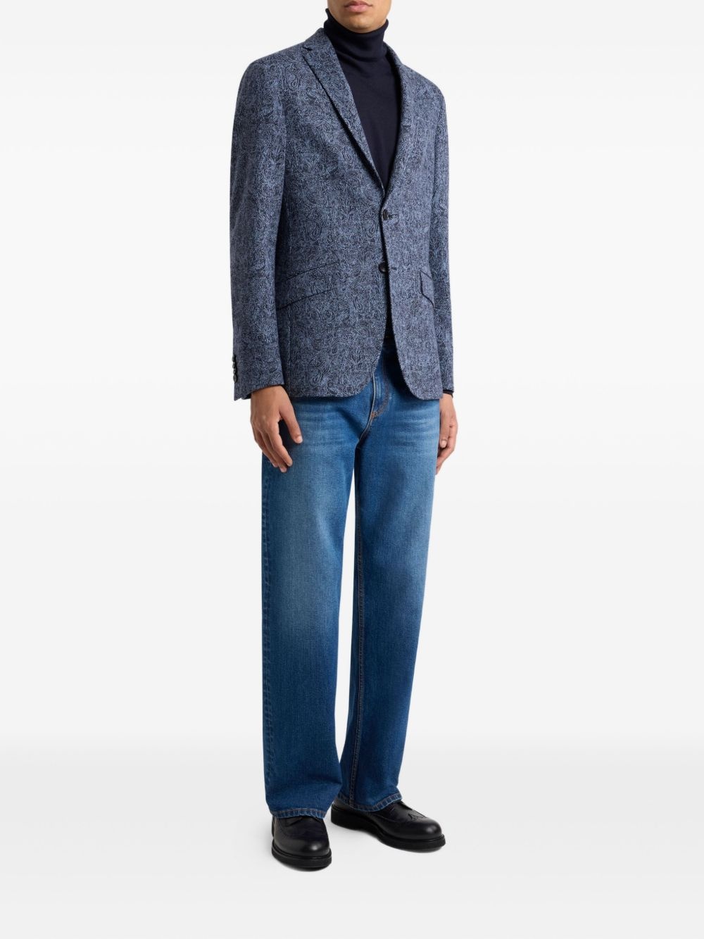 wool blazer - 3