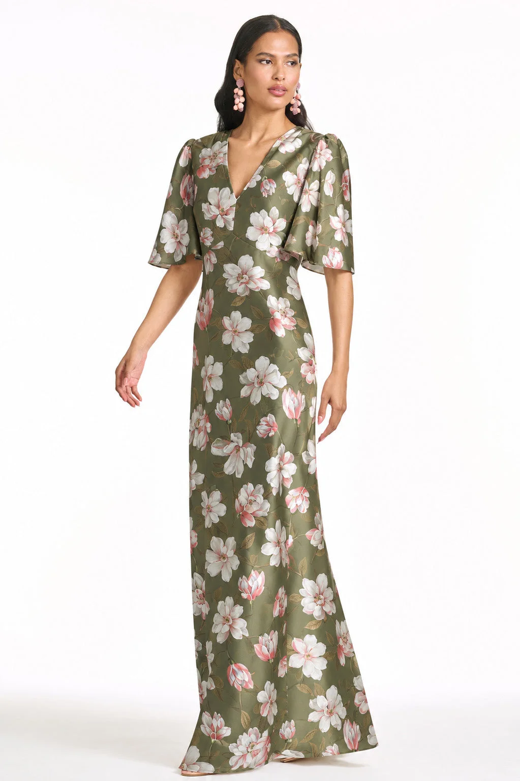 MAE GOWN - MOSS MAGNOLIA - 1