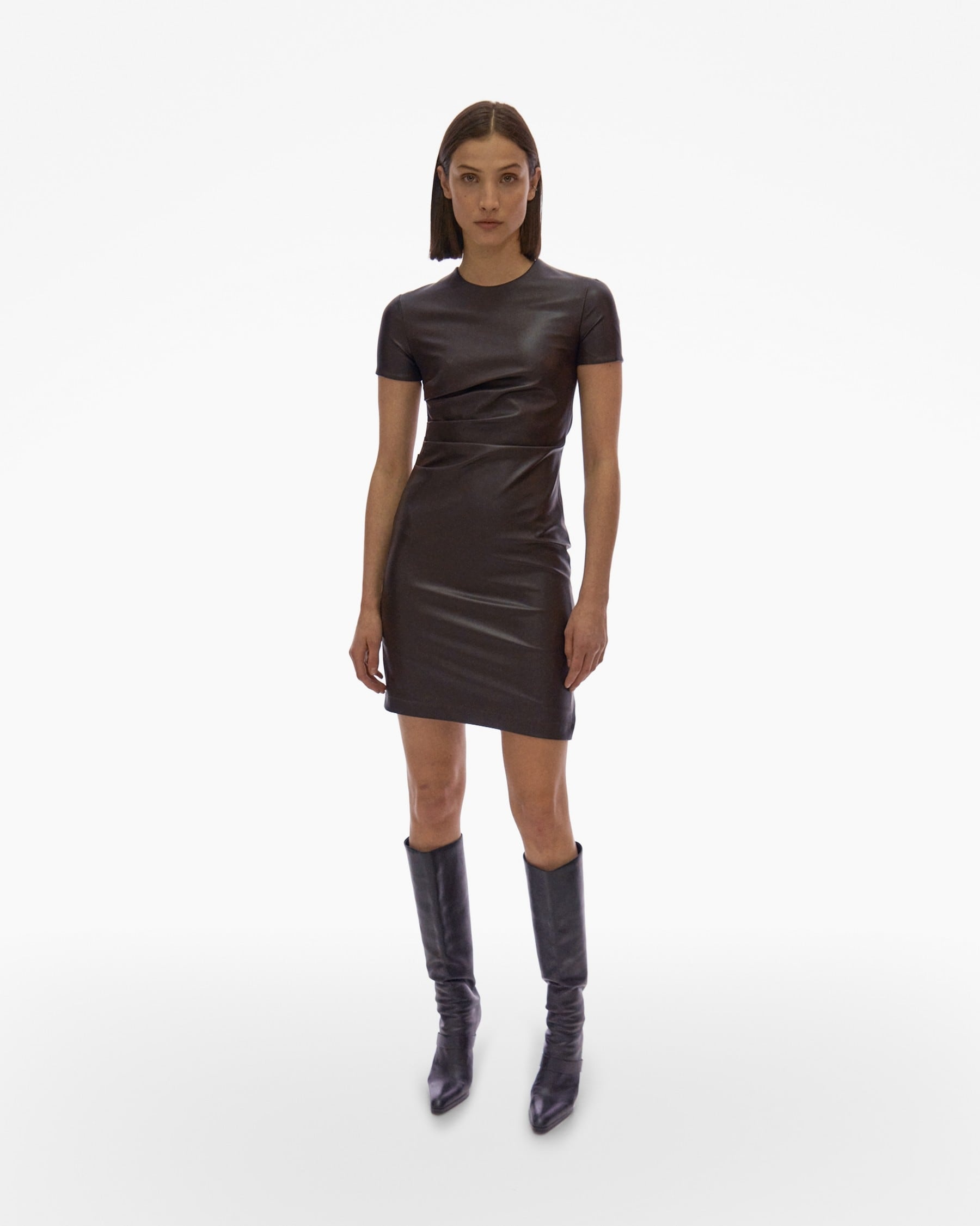 TWIST SHORT-SLEEVE DRESS - 3