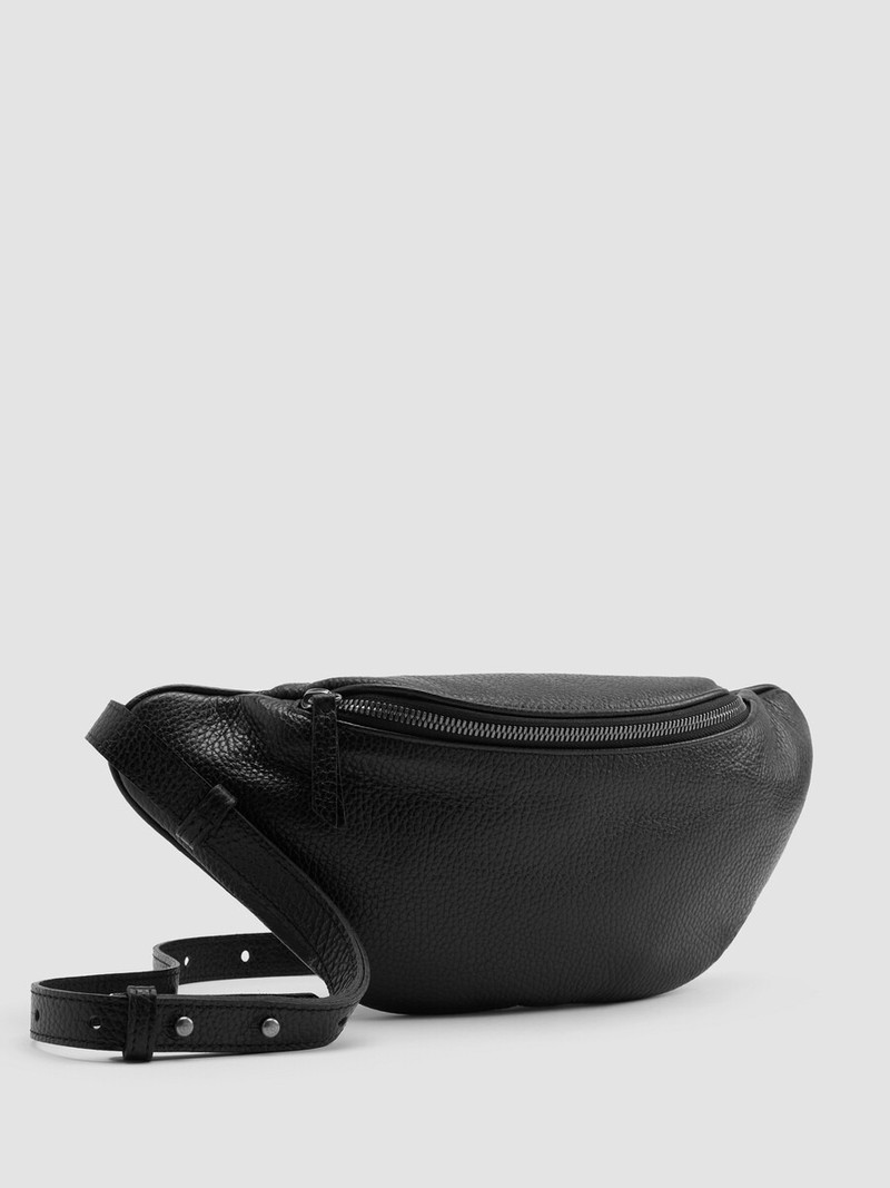 EILEEN FISHER Textured Italian Leather Belt Bag outlook