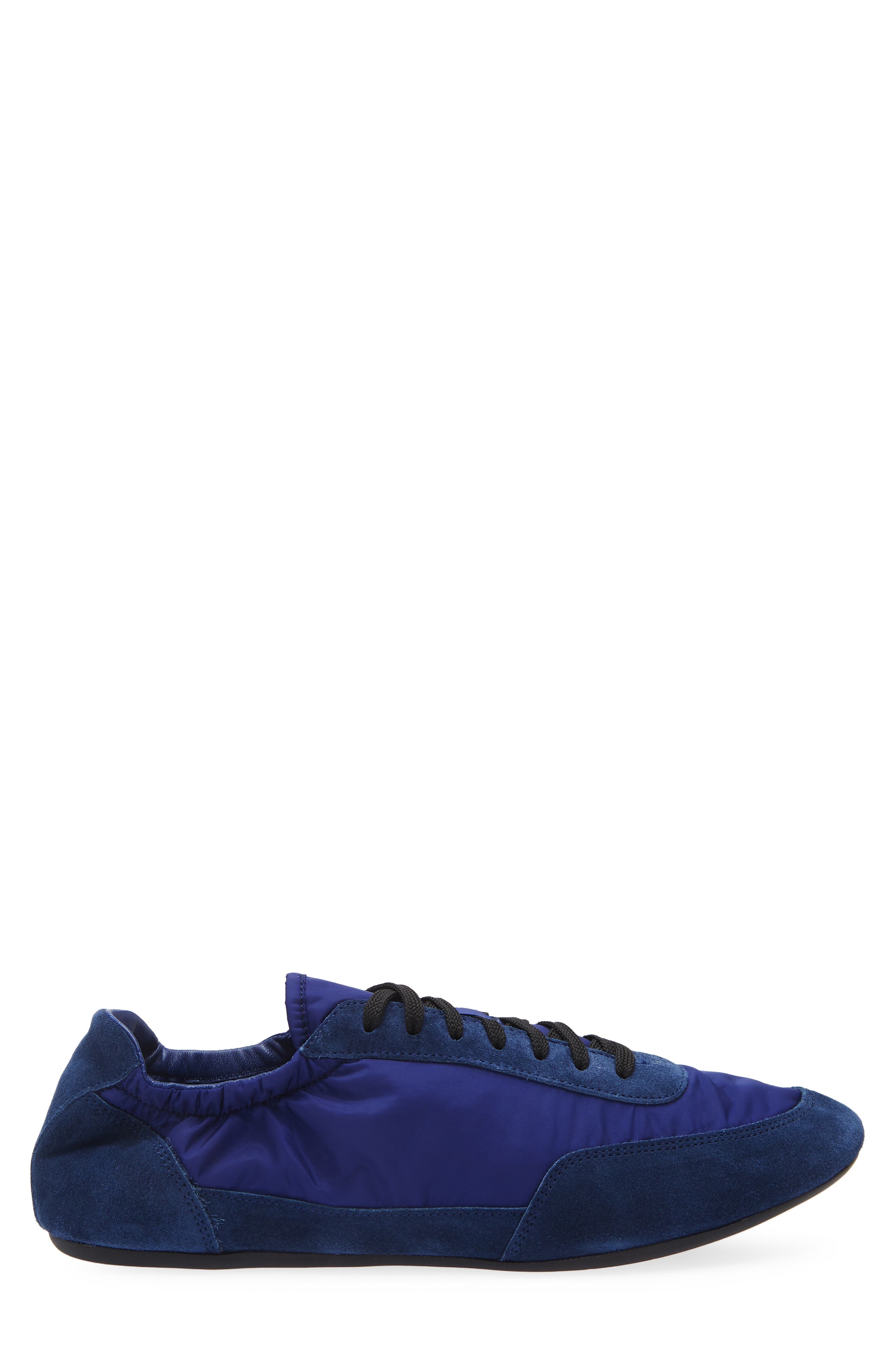 Prada Collapse Mixed Media Low Top Sneaker in Bluette at Nordstrom - 3