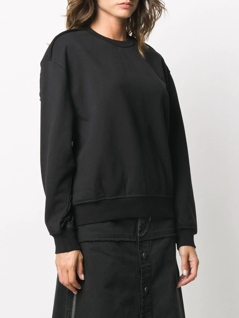 F-Biel panelled raw-cut sweatshirt - 3