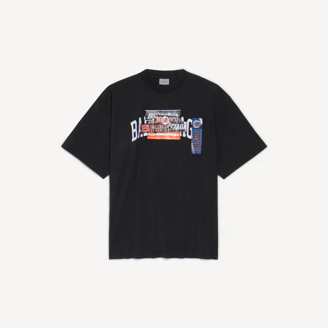 Men's Bumper Stickers Medium Fit T-shirt in Black - 1