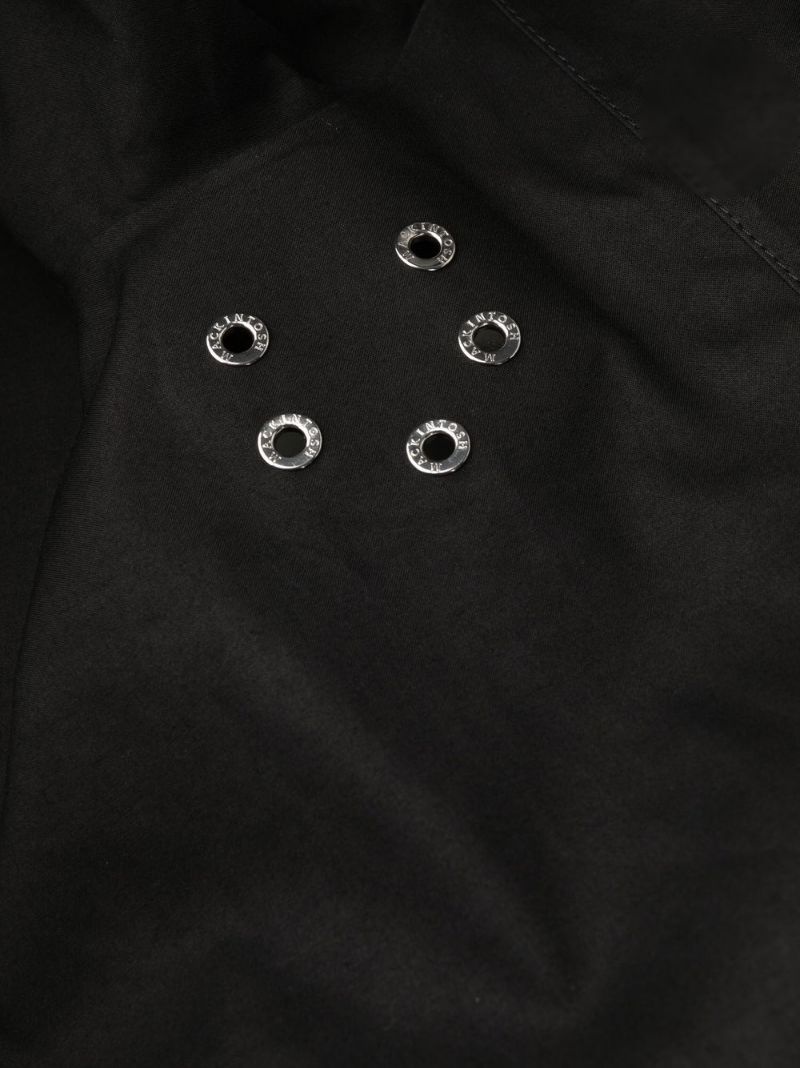 hooded mid-length raincoat - 6