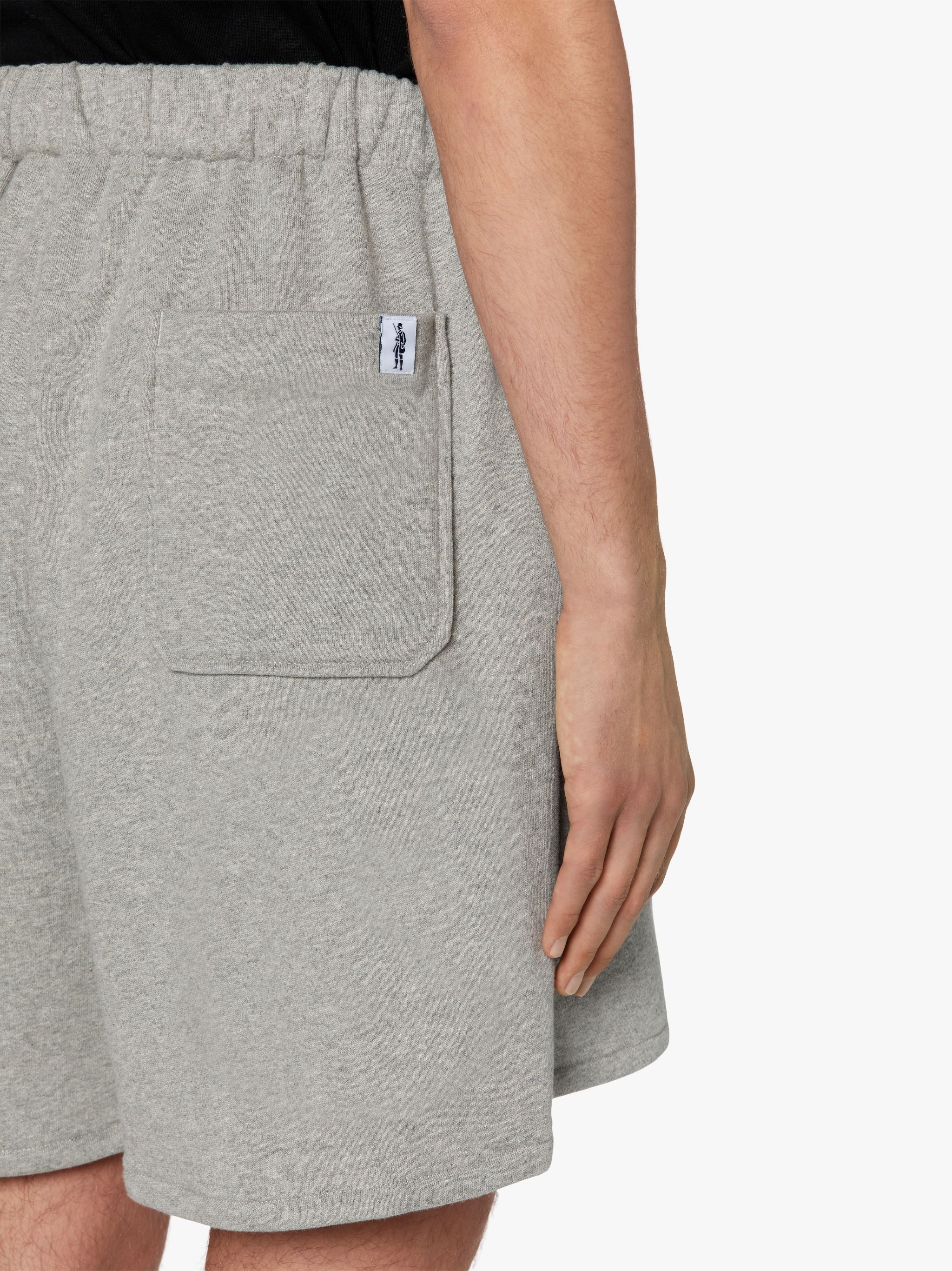 GREY COTTON SWEATSHORTS - 6