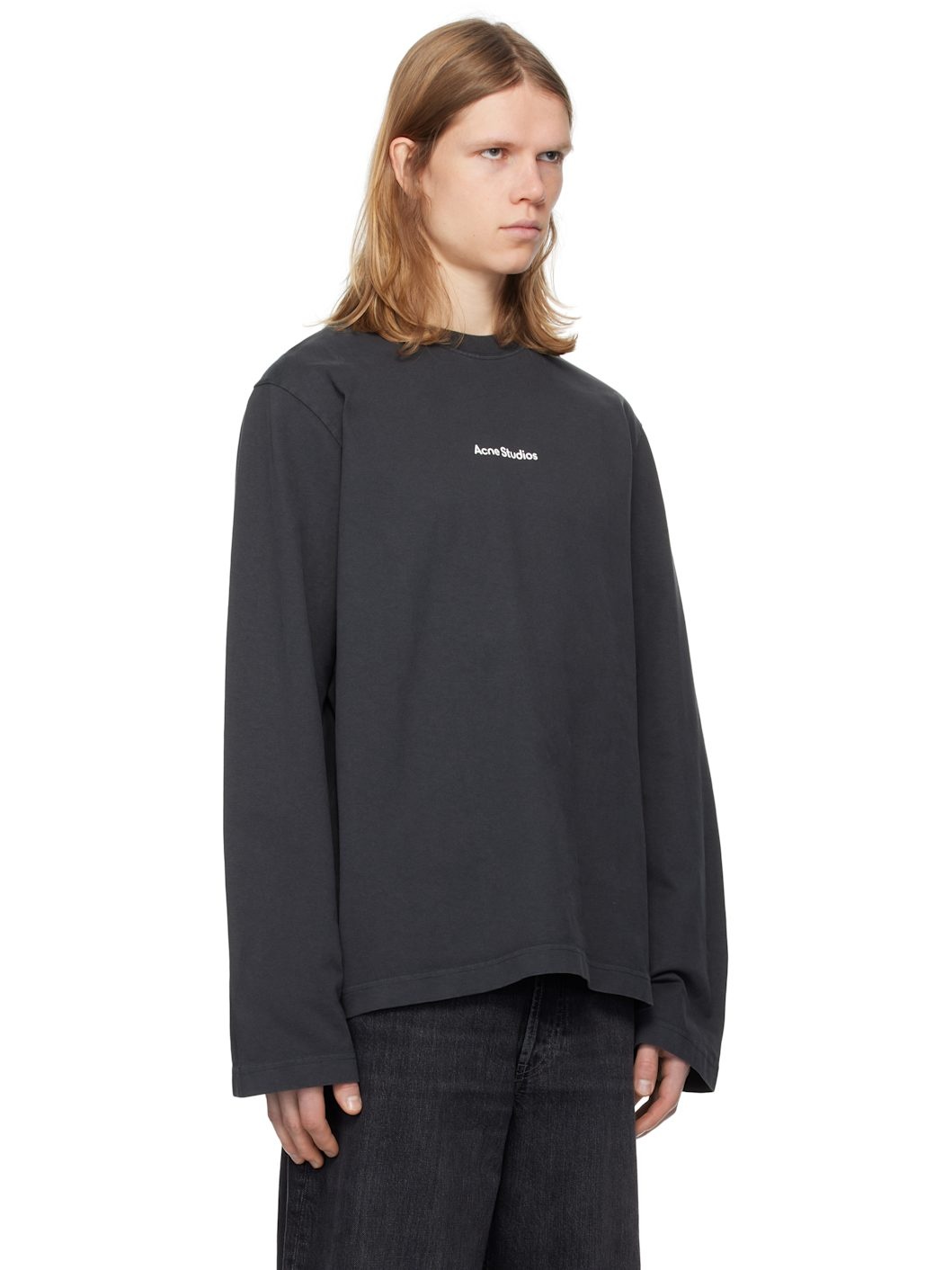 Black Logo Long Sleeve T-shirt - 2