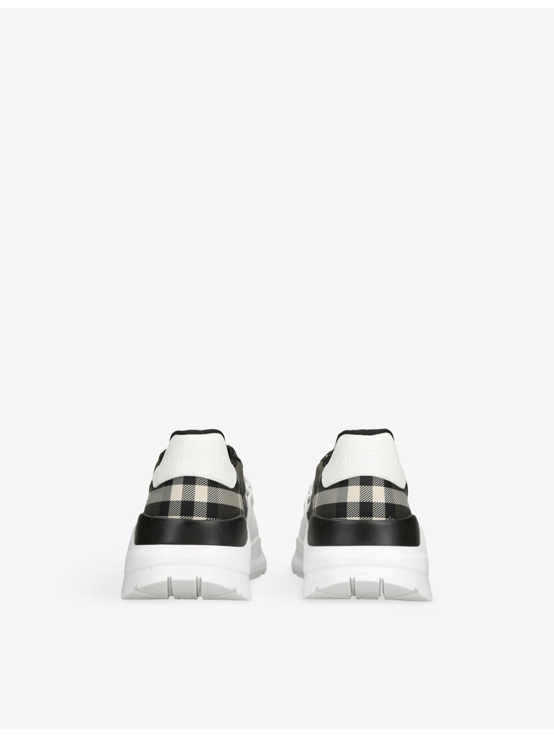 Burberry Check Woven Trainers outlook