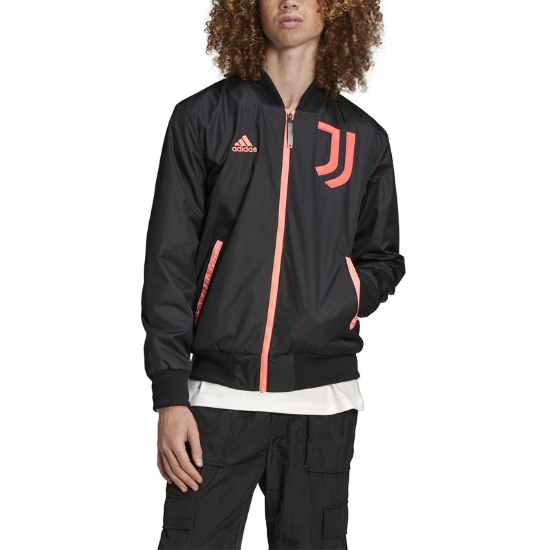 adidas New Year's Edition Juventus Soccer/Football logo Sports Jacket Black H67144 - 2