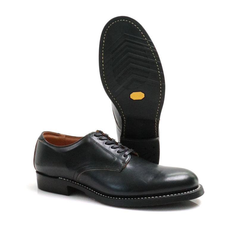 THE FLAT HEAD FN-FB-102 Horsehide Serviceman Shoes Black outlook