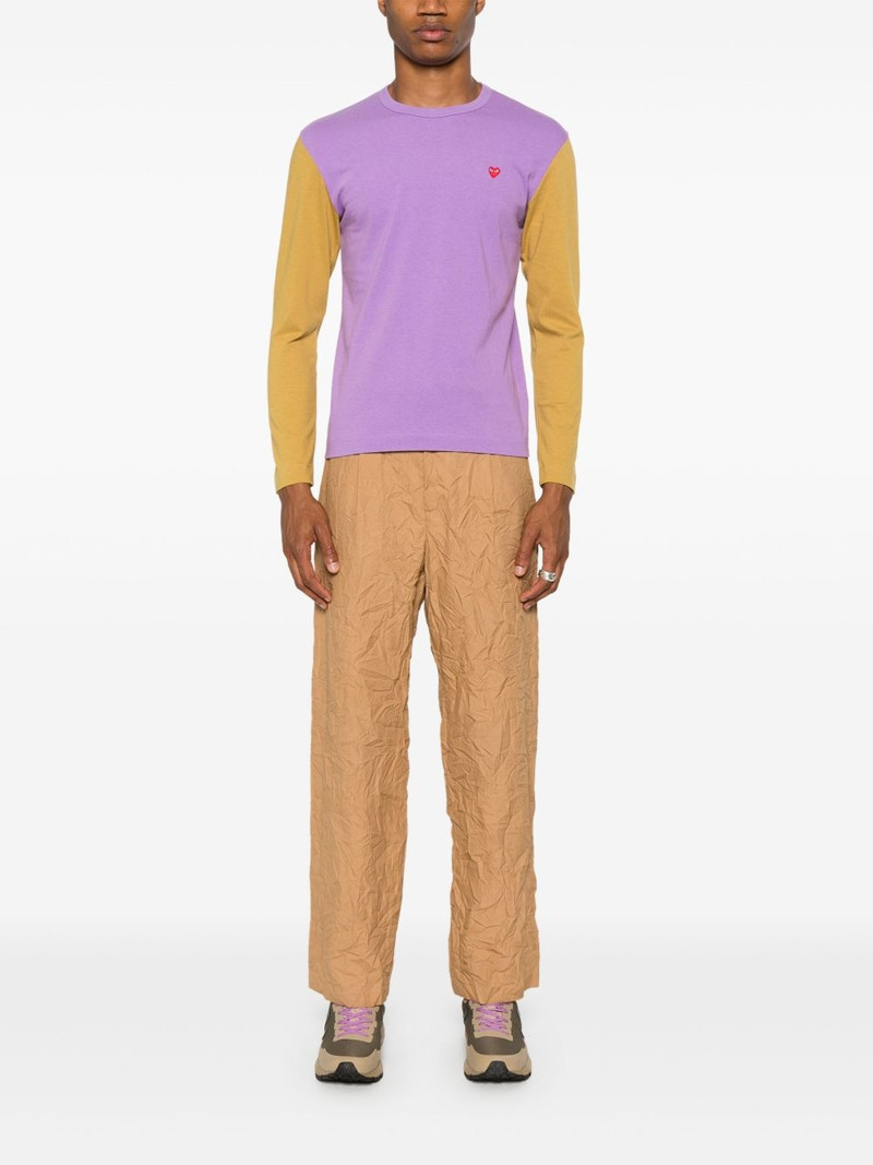 Comme des Garçons PLAY Heart-patch cotton T-shirt outlook