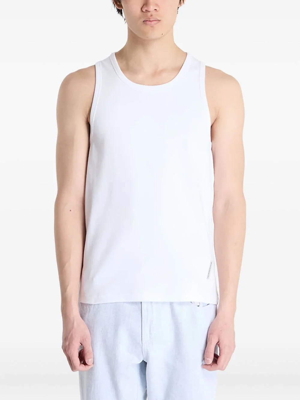 straight-hem tank top - 1