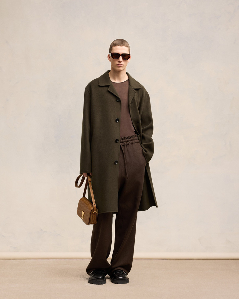 AMI Paris BELTED CAR COAT outlook
