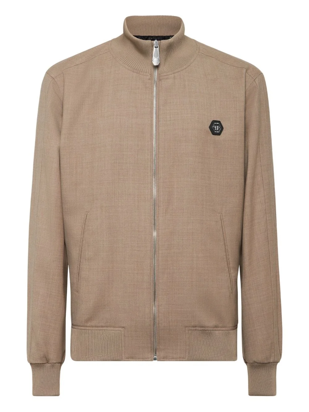 logo-patch jacket - 1