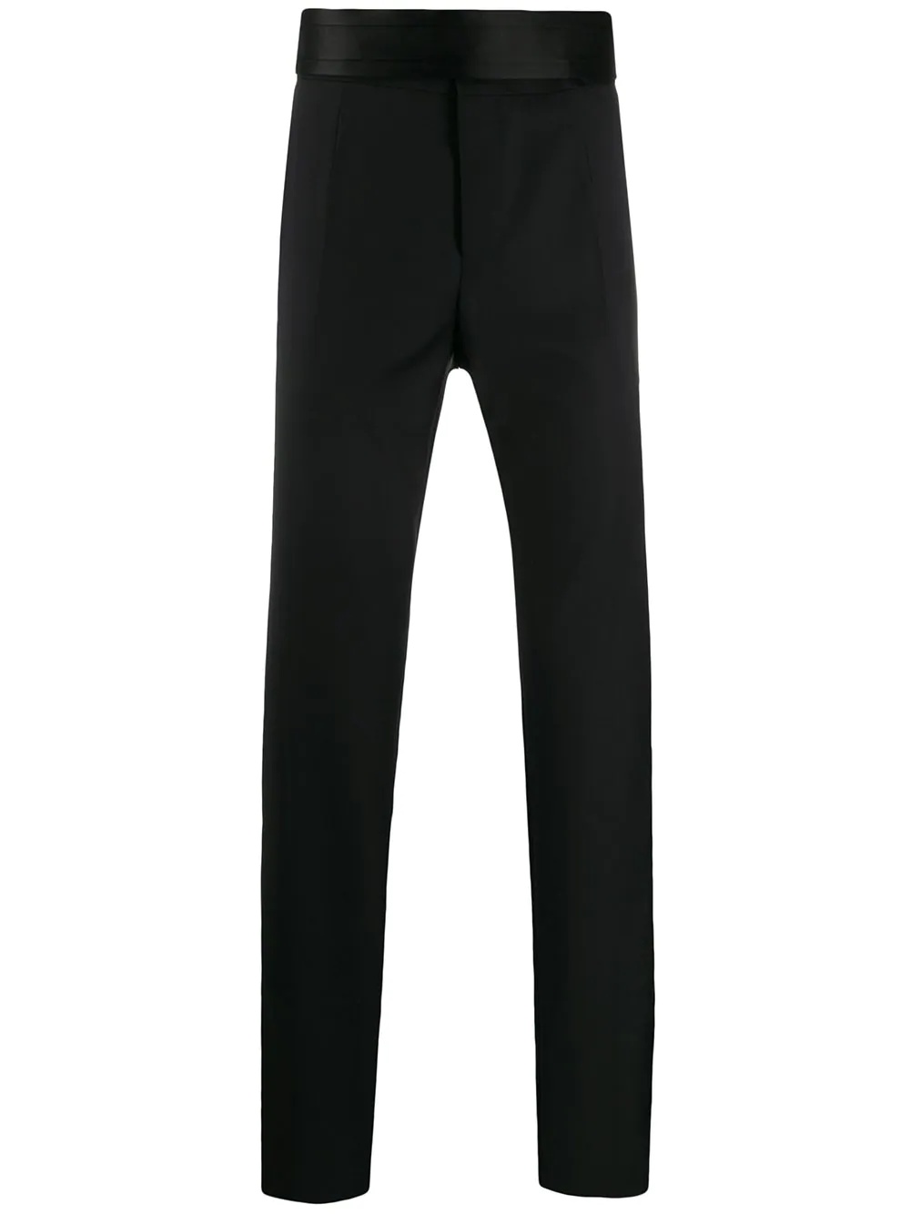 oversized waistband tailored trousers - 1