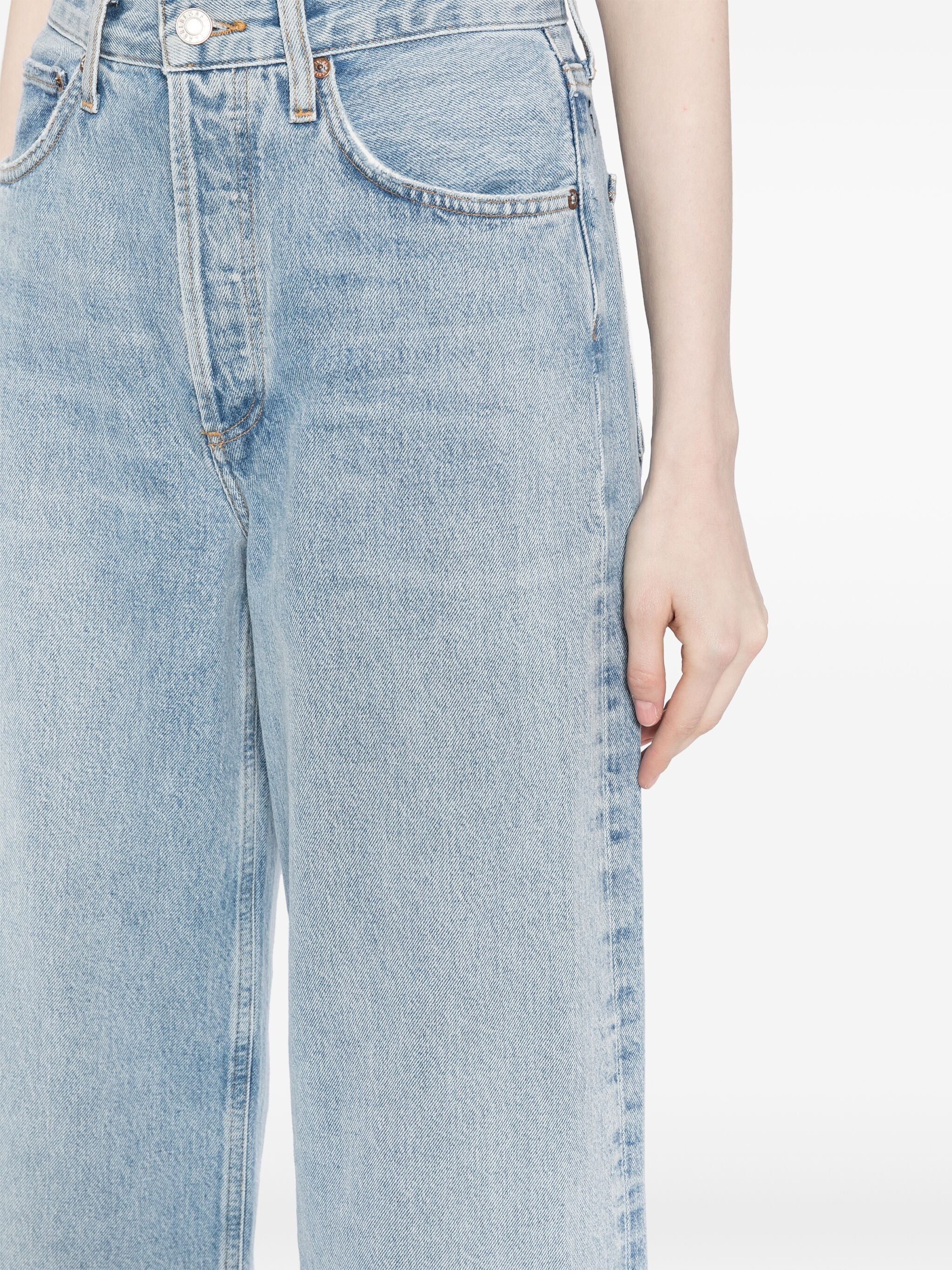 Dame High-rise Wide-leg Jeans - 3