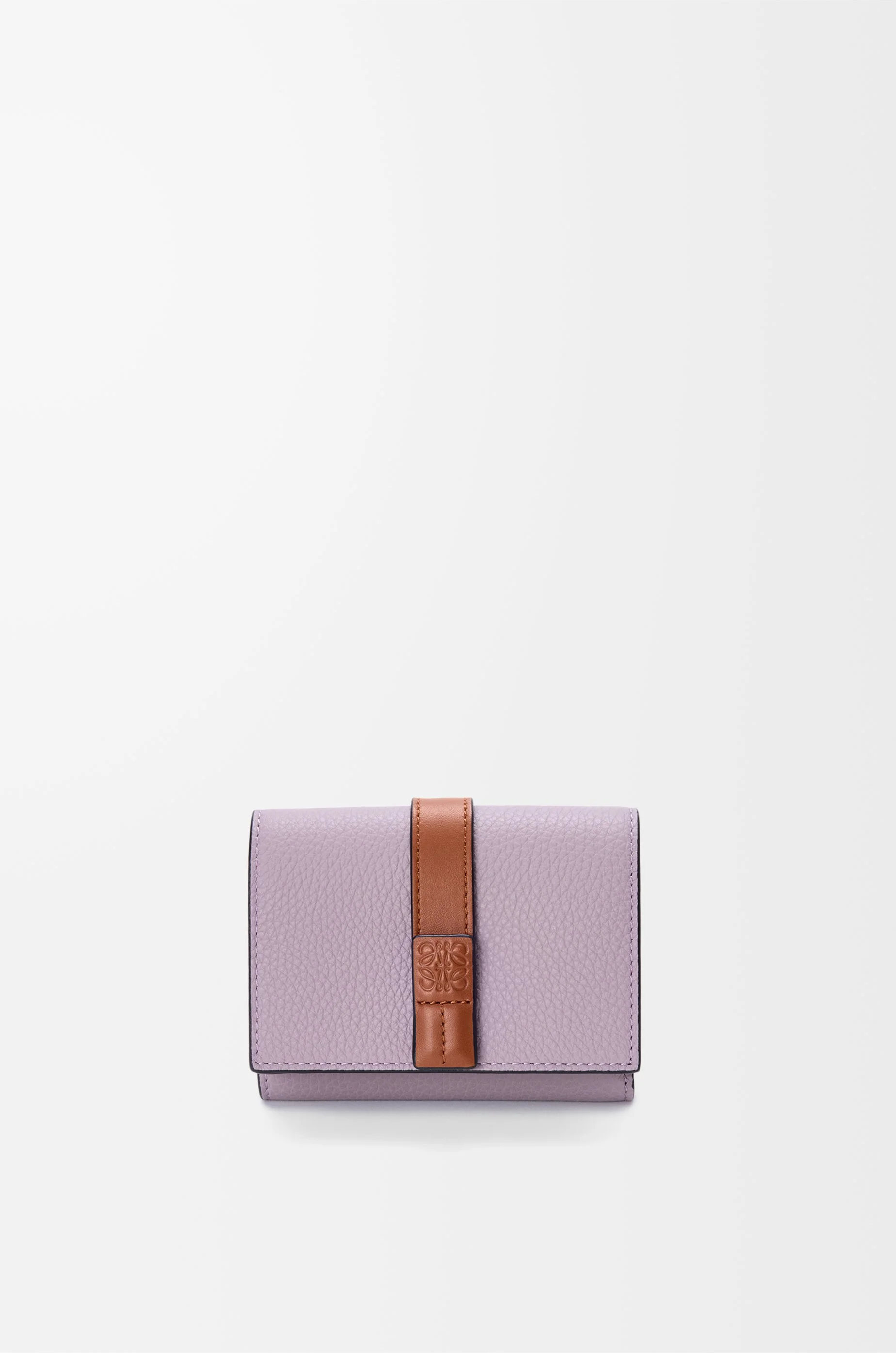 Trifold wallet in soft grained calfskin - 1