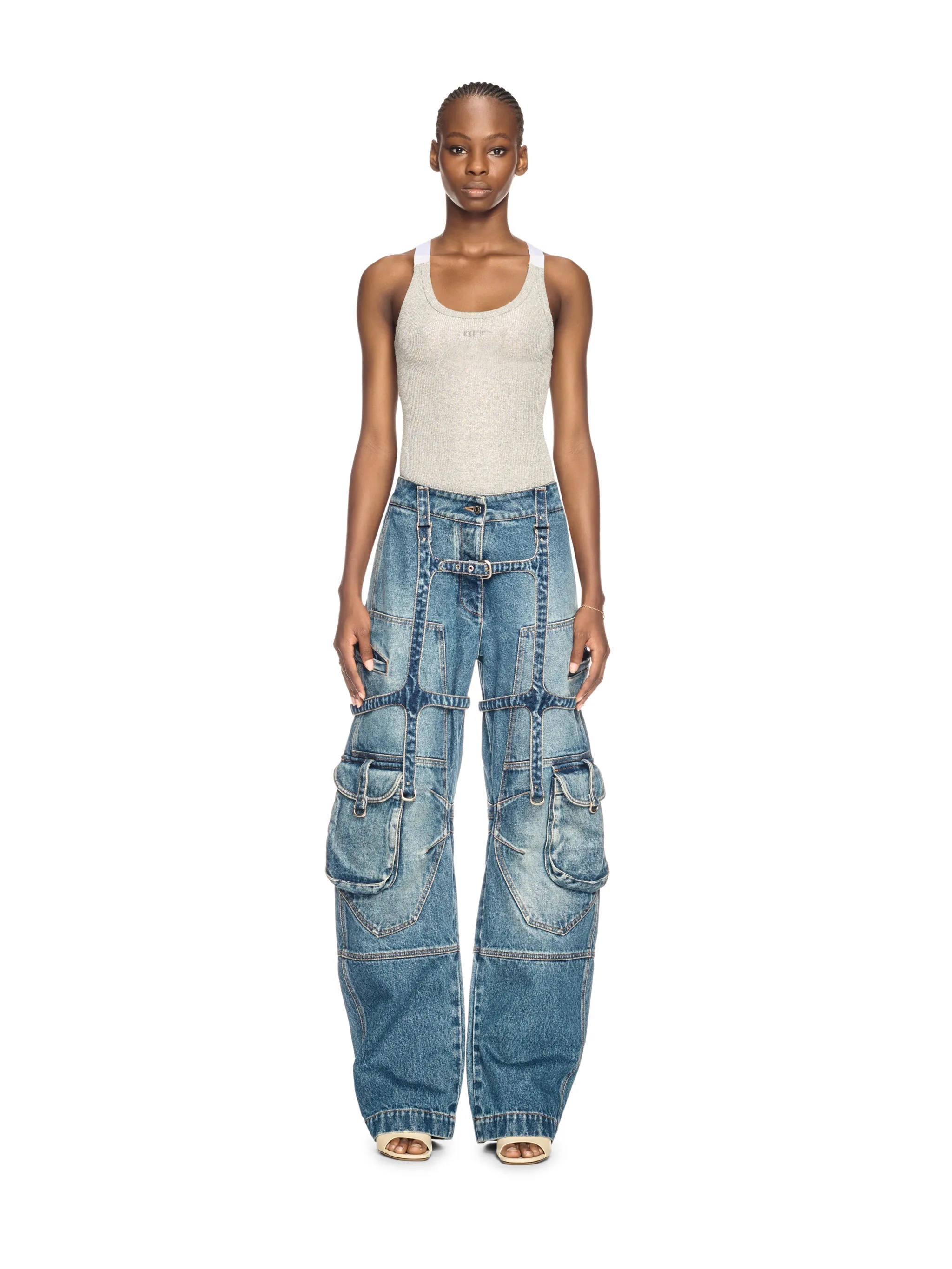 Silver Lurex Tank Top - 2