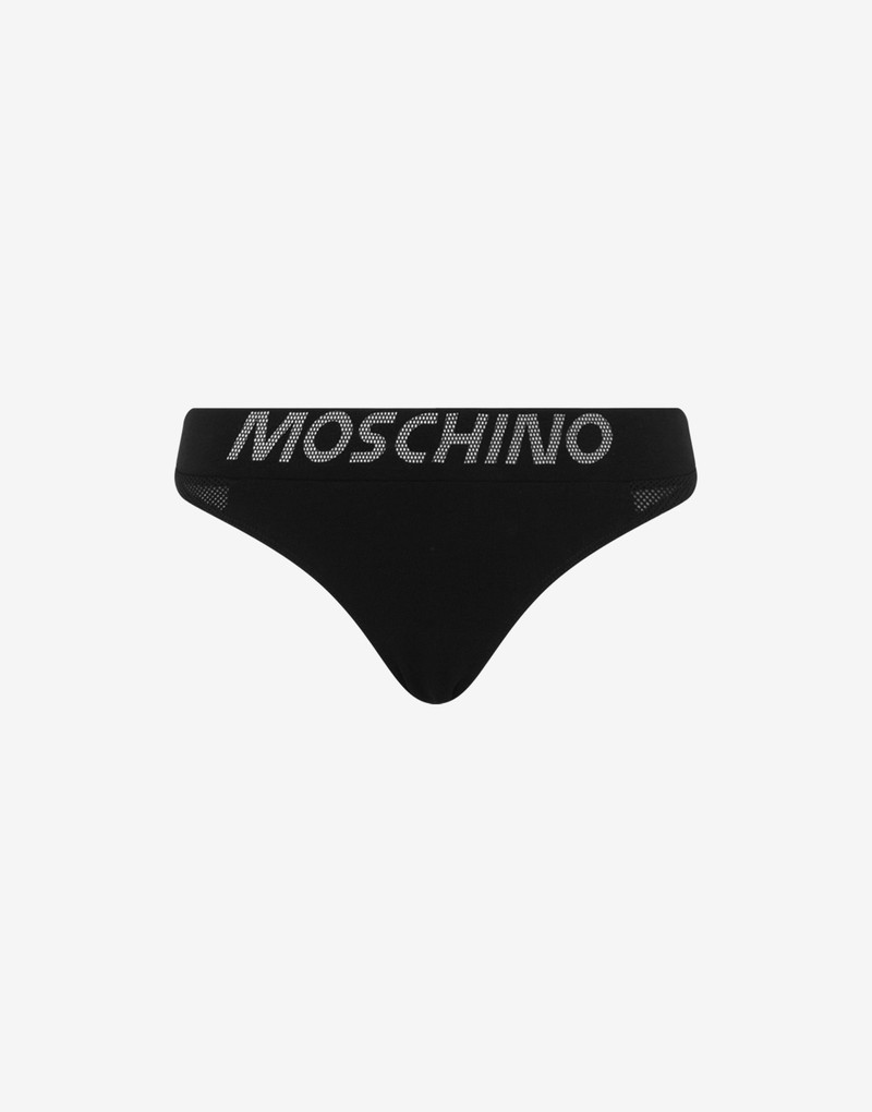 STRETCH JERSEY BRIEFS MESH LOGO 1